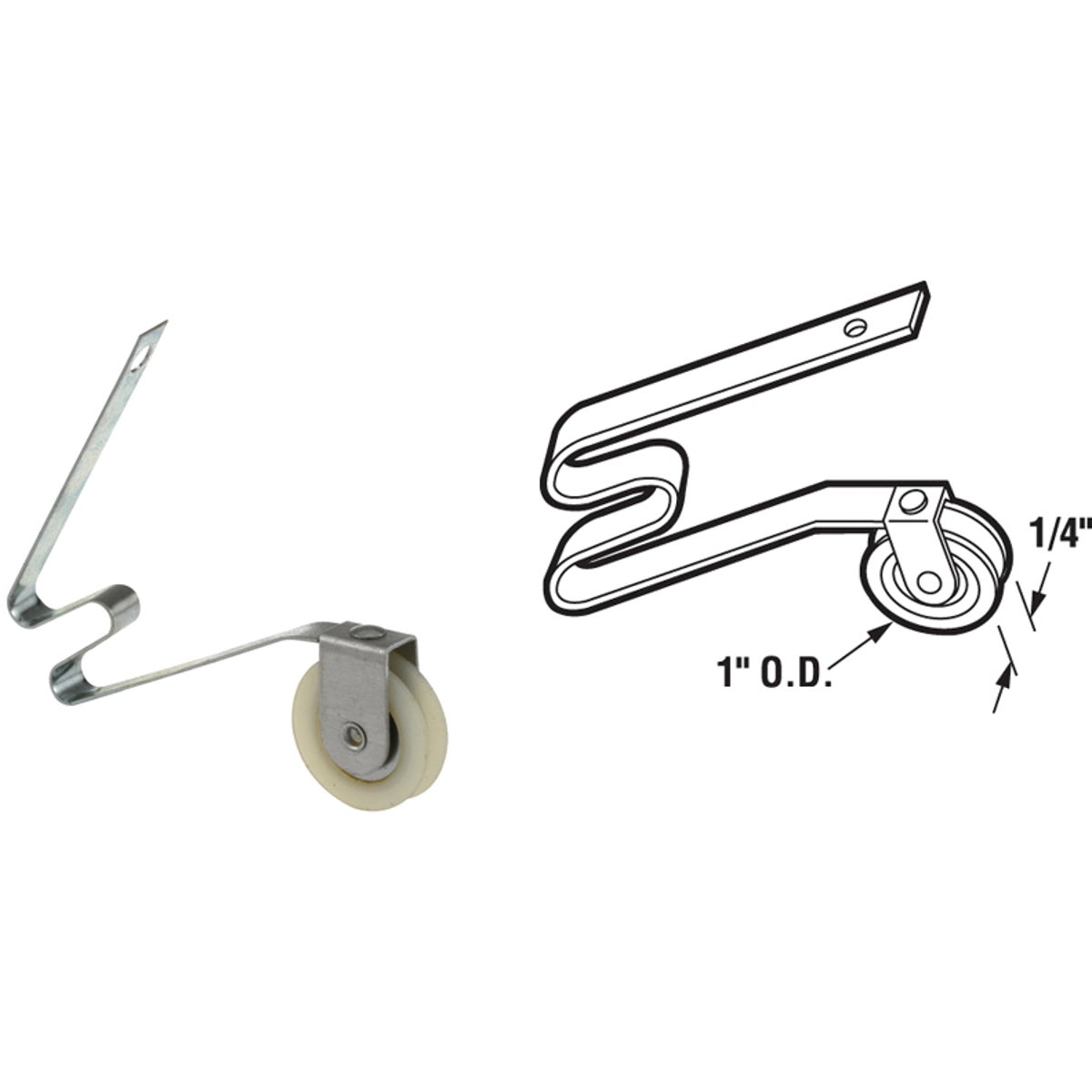SLD SCREEN DOOR ROLLER - 111766 by Prime Line Products