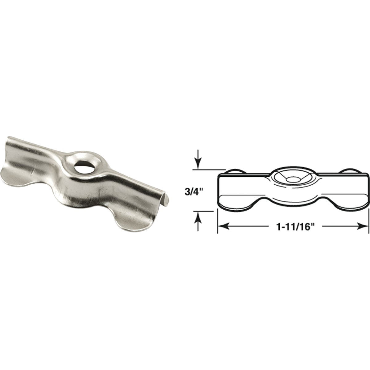 DOUBLE WING CLIPS - 181874 by Prime Line Products
