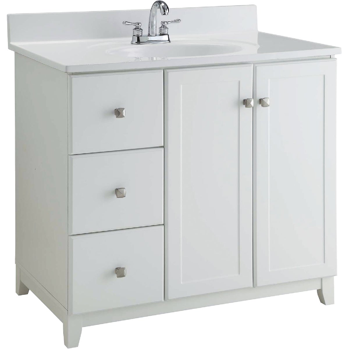 36X21 WHITE VANITY - 545095 by Design House  Dhi