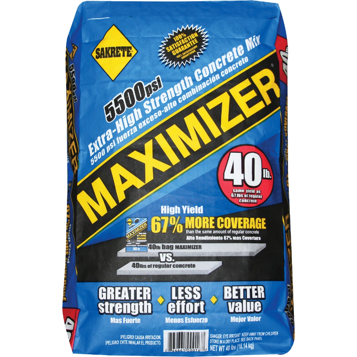 40LB MAXIMIZER CNCRT MIX - 65200016 by Sakrete Central LLC
