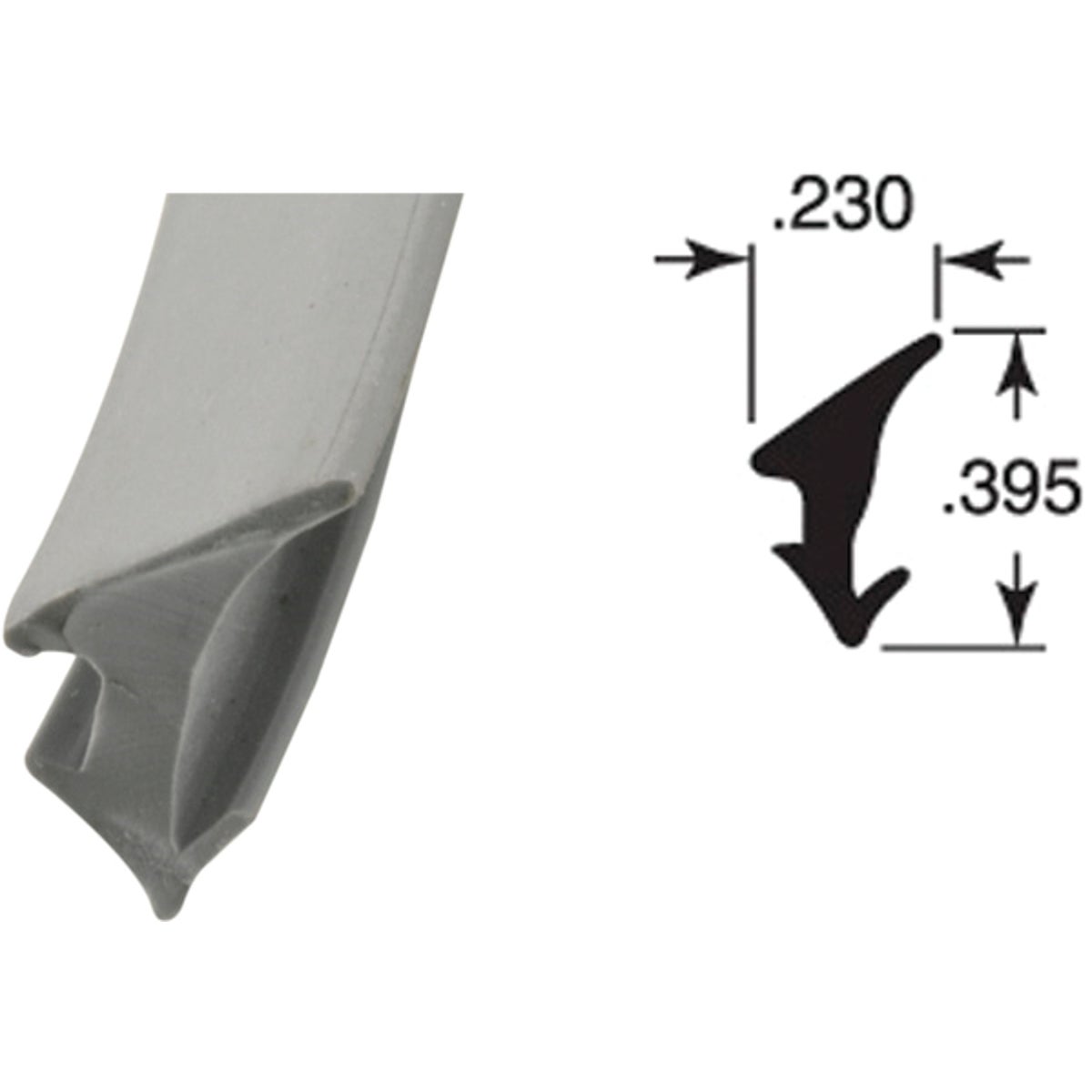 200' GRAY GLASS SPLINE - P7792 by Prime Line Products