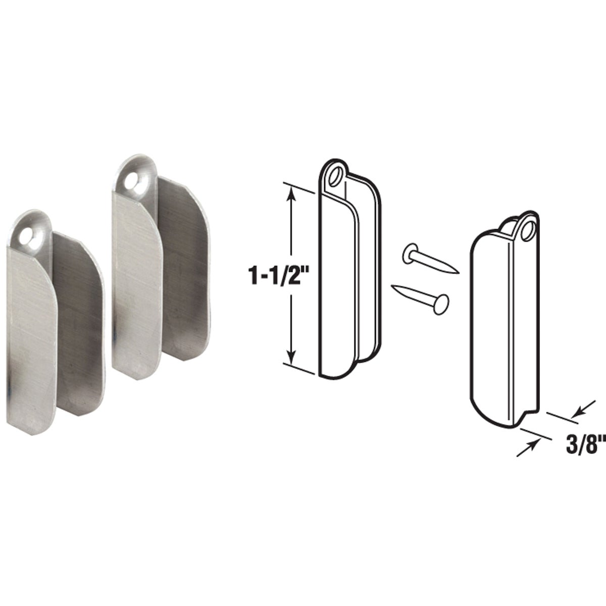 6PK 3/8"MILL TOP HANGER - PL8104 by Prime Line Products