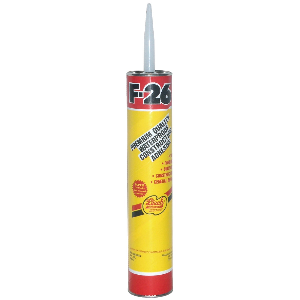 29OZ CONSTRUCTN ADHESIVE - F26-34 by Leech Products Inc