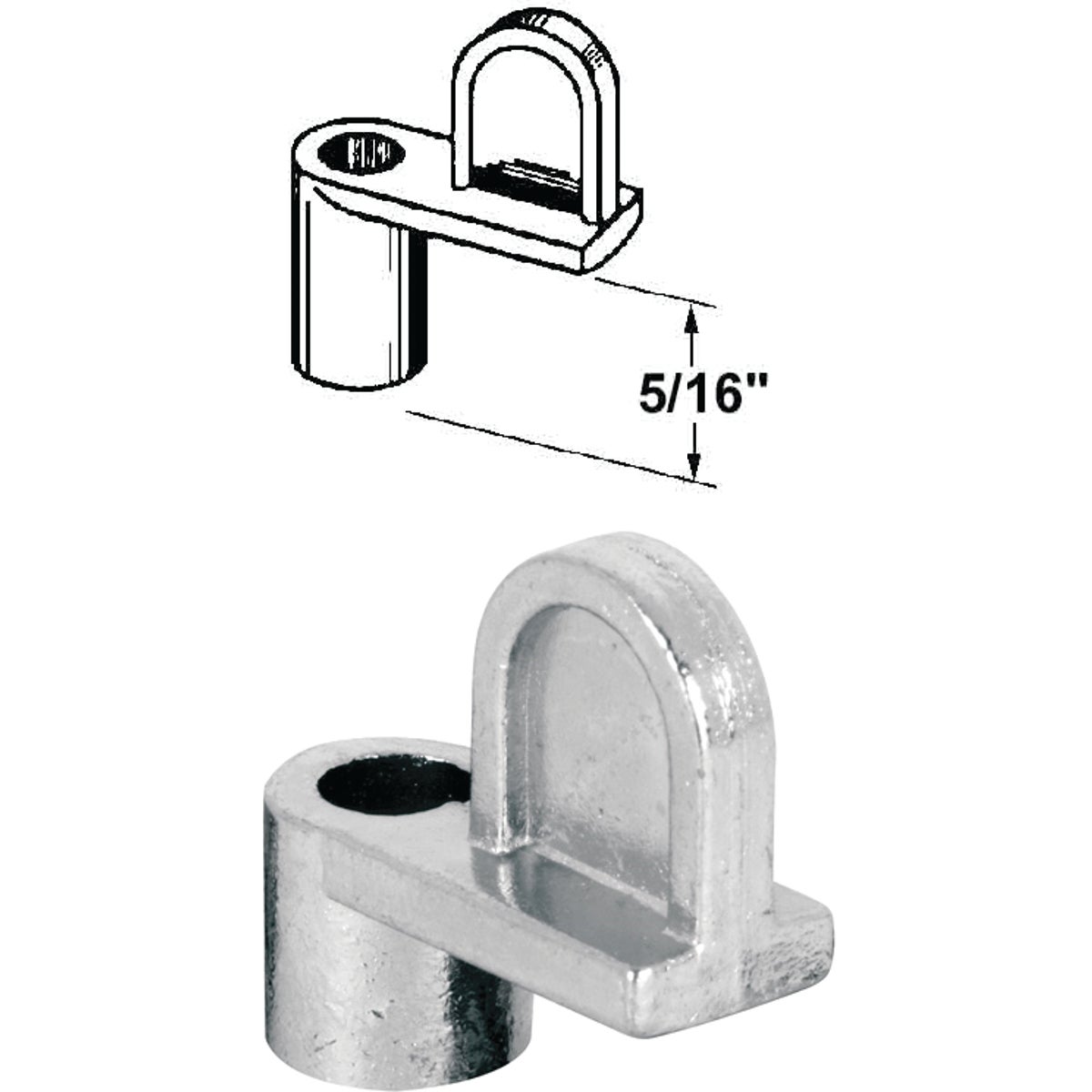 5/16"DIECAST SCREEN CLIP - PL7735 by Prime Line Products