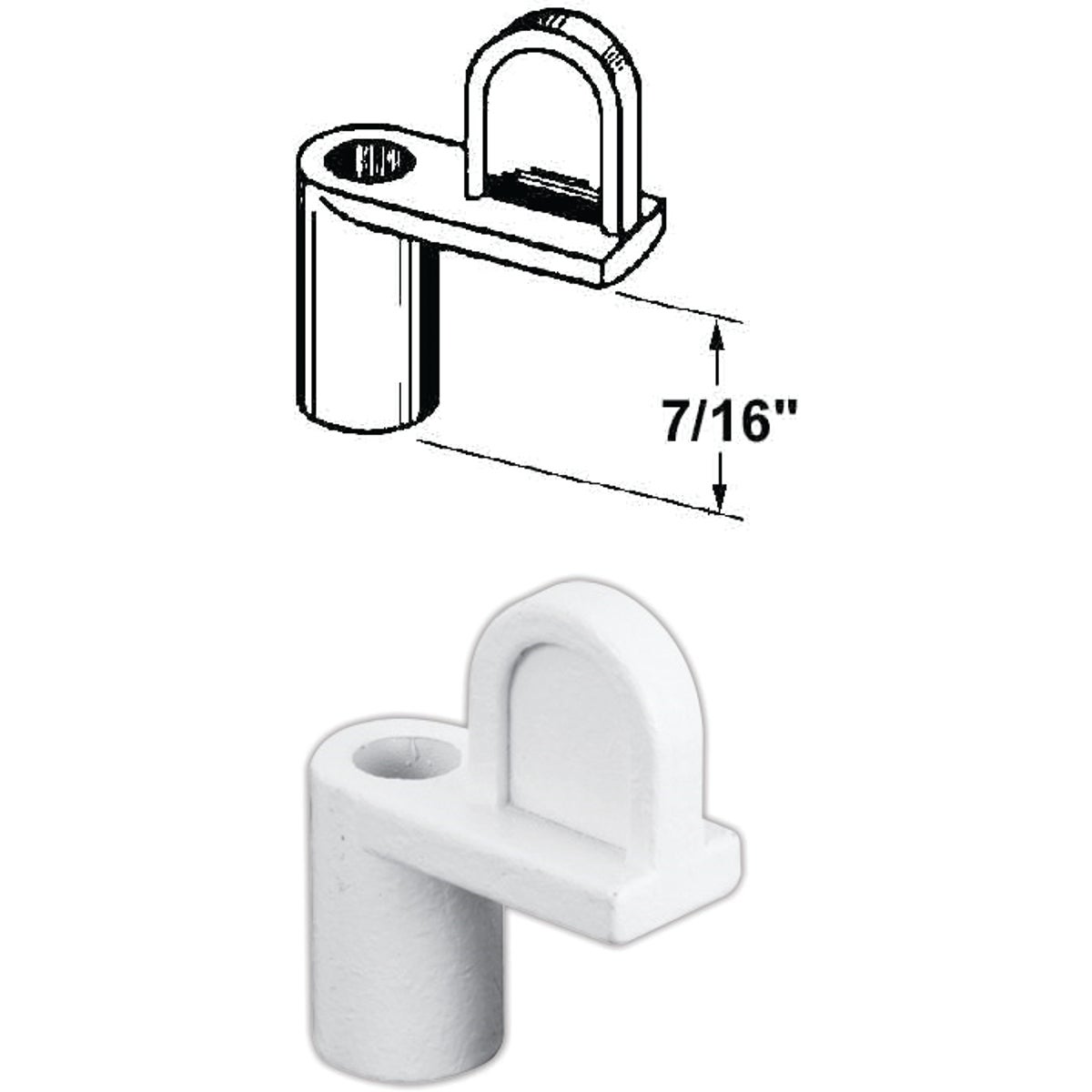 7/16"DIECAST SCREEN CLIP - PL7899 by Prime Line Products