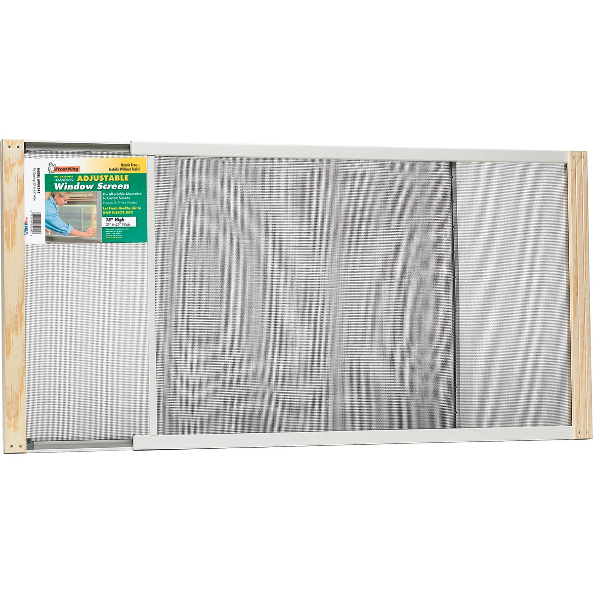 ADJUSTABLE WINDOW SCREEN - AWS1545 by Thermwell Prods Co
