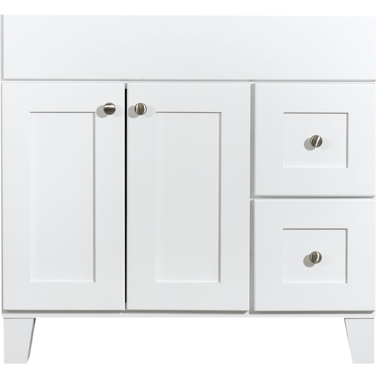 36" OSAGE WHITE VANITY - P/OBW-VTR36T-WL-05 by Bertch Cab Mfg Inc