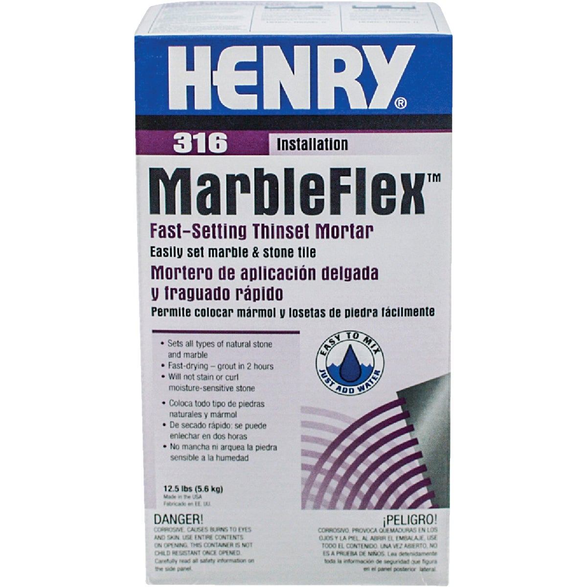 12.5LB MARBLEFLEX MORTAR - 12035 by Henry W W Company
