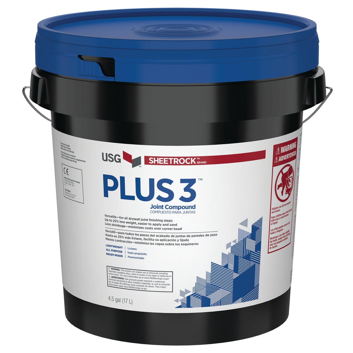4.5GL PAIL PLS3 COMPOUND - 381466-048 by U S Gypsum