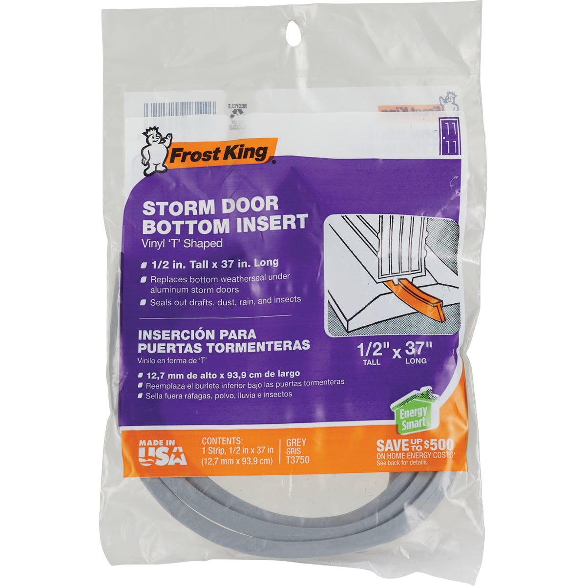 1/2X37 STORM DR BTM SEAL - T3750 by Thermwell Prods Co