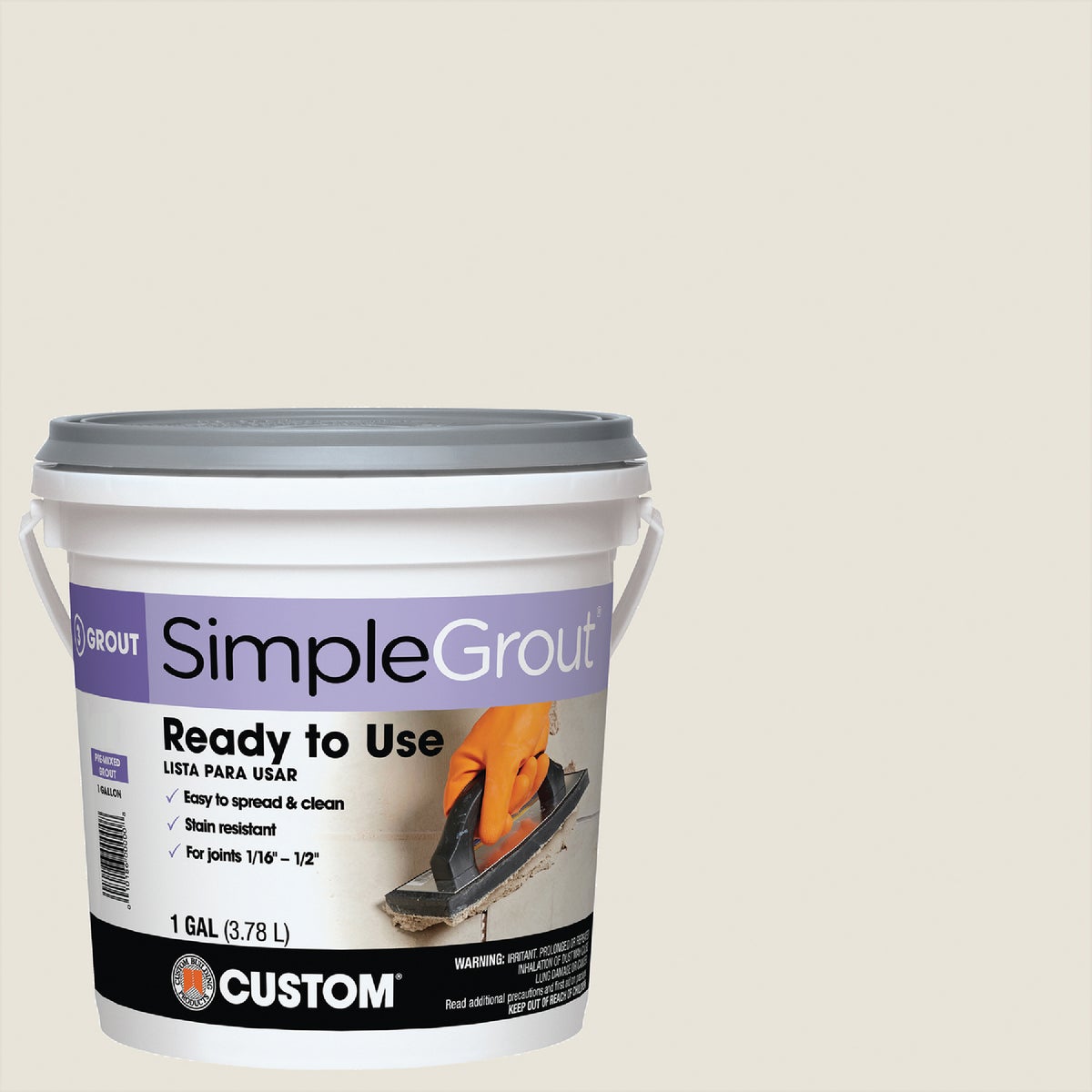 GL BR WHT PREMIX GROUT - PMG3811-2 by Custom Building Prod