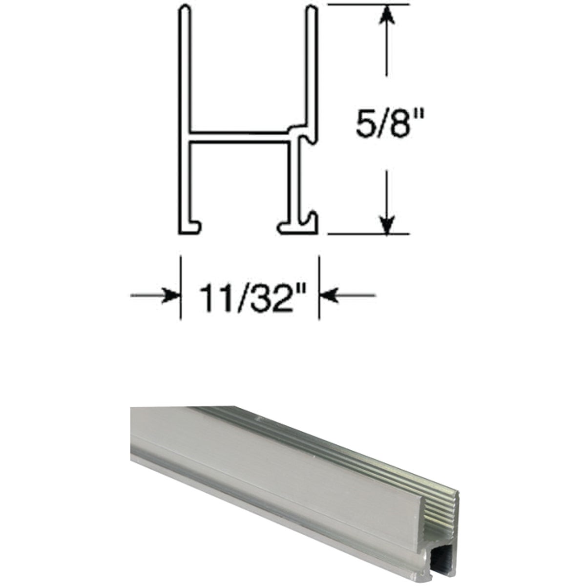11/32X5/8 WINDOW FRAME - PL14189 by Prime Line Products
