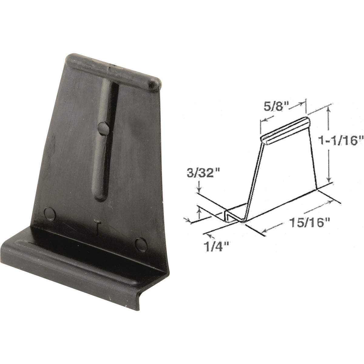 6PK CHANNEL PULL TAB - PL7921 by Prime Line Products