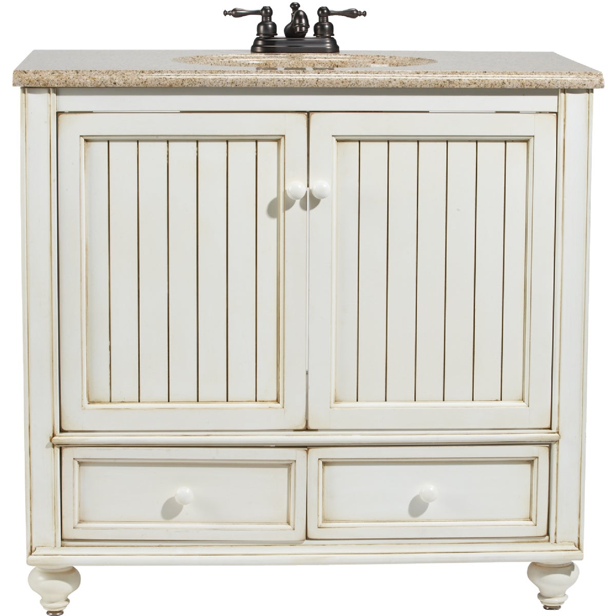 36X21 WH BSTL BCH VANITY - BB3621D by Sunnywood Products