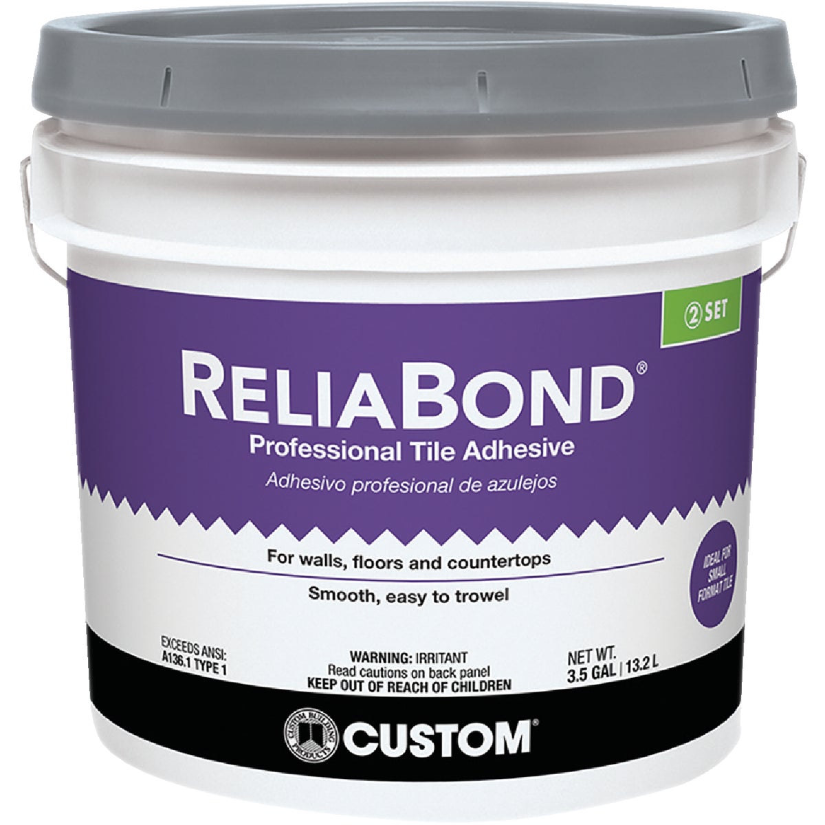 3-1/2" WHT TILE MASTIC - RBM3ES by Custom Building Prod
