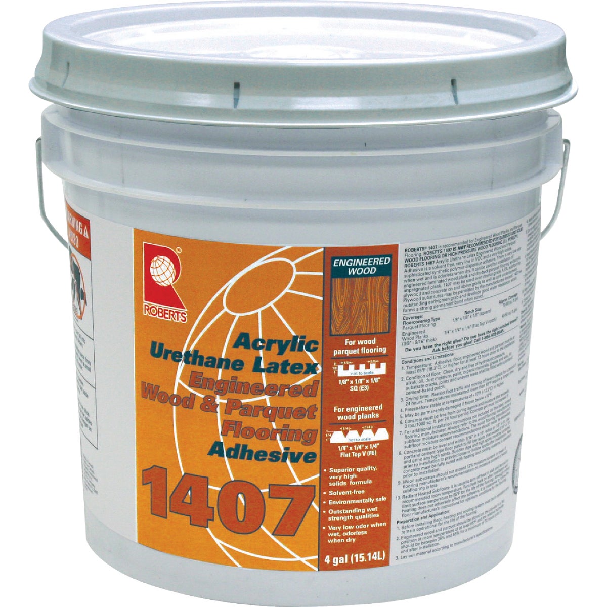 ACRYLIC LATEX ADHESIVE - 1407-4 by Qep Co Inc Roberts