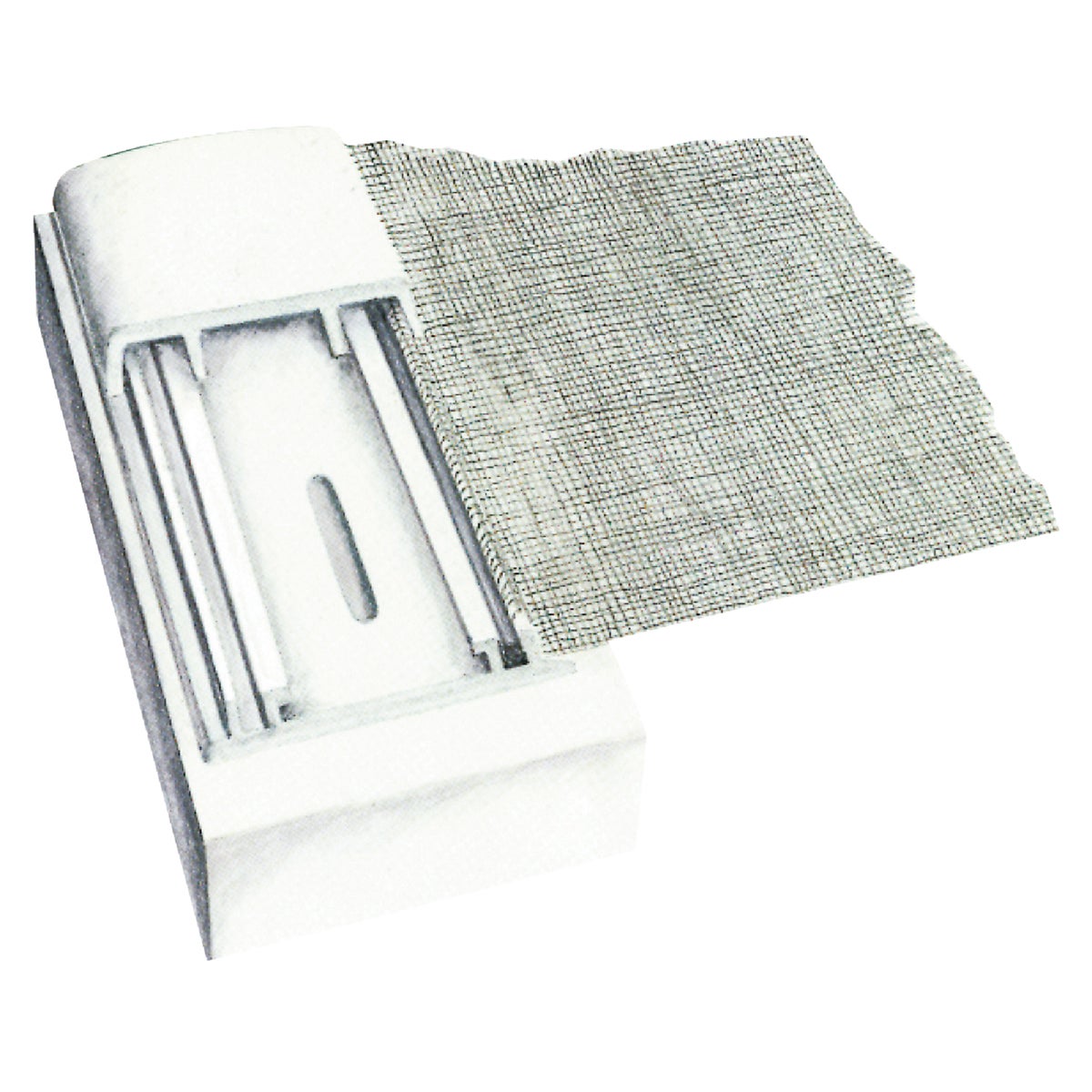 1-1/2"X8' WHITE CAP - WCAP18 by Screen Tight