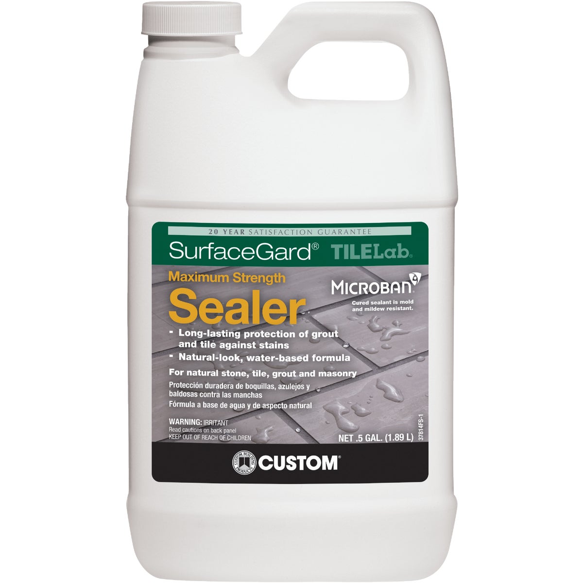1/2GL SURFACGARD SEALER - TLSGSRAHG-3 by Custom Building Prod
