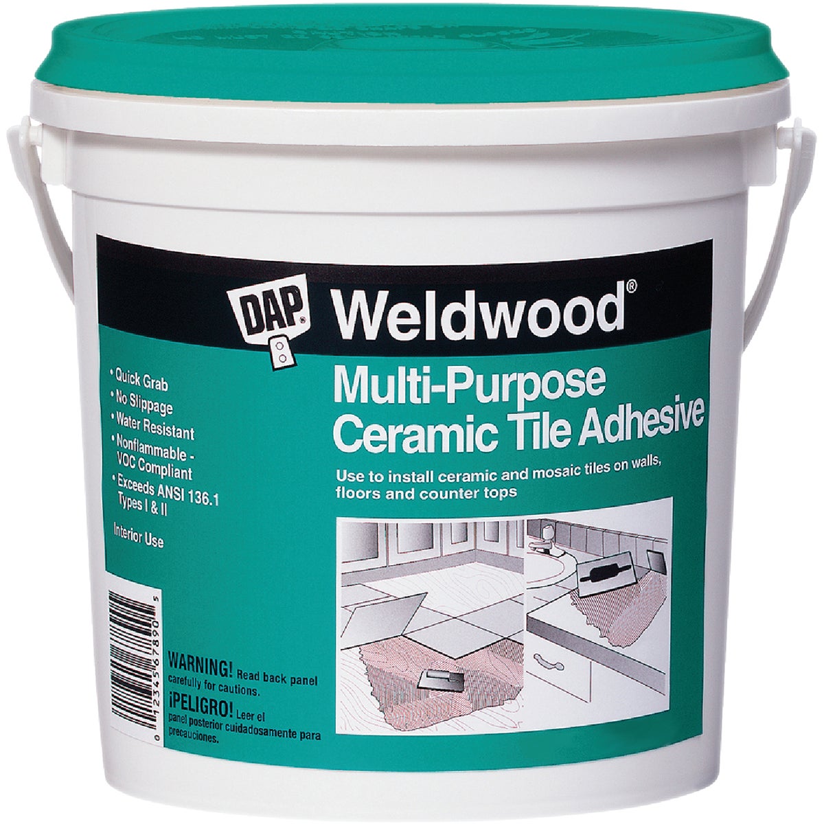 QT CERAMIC TILE ADHESIVE - 25190 by Dap Inc