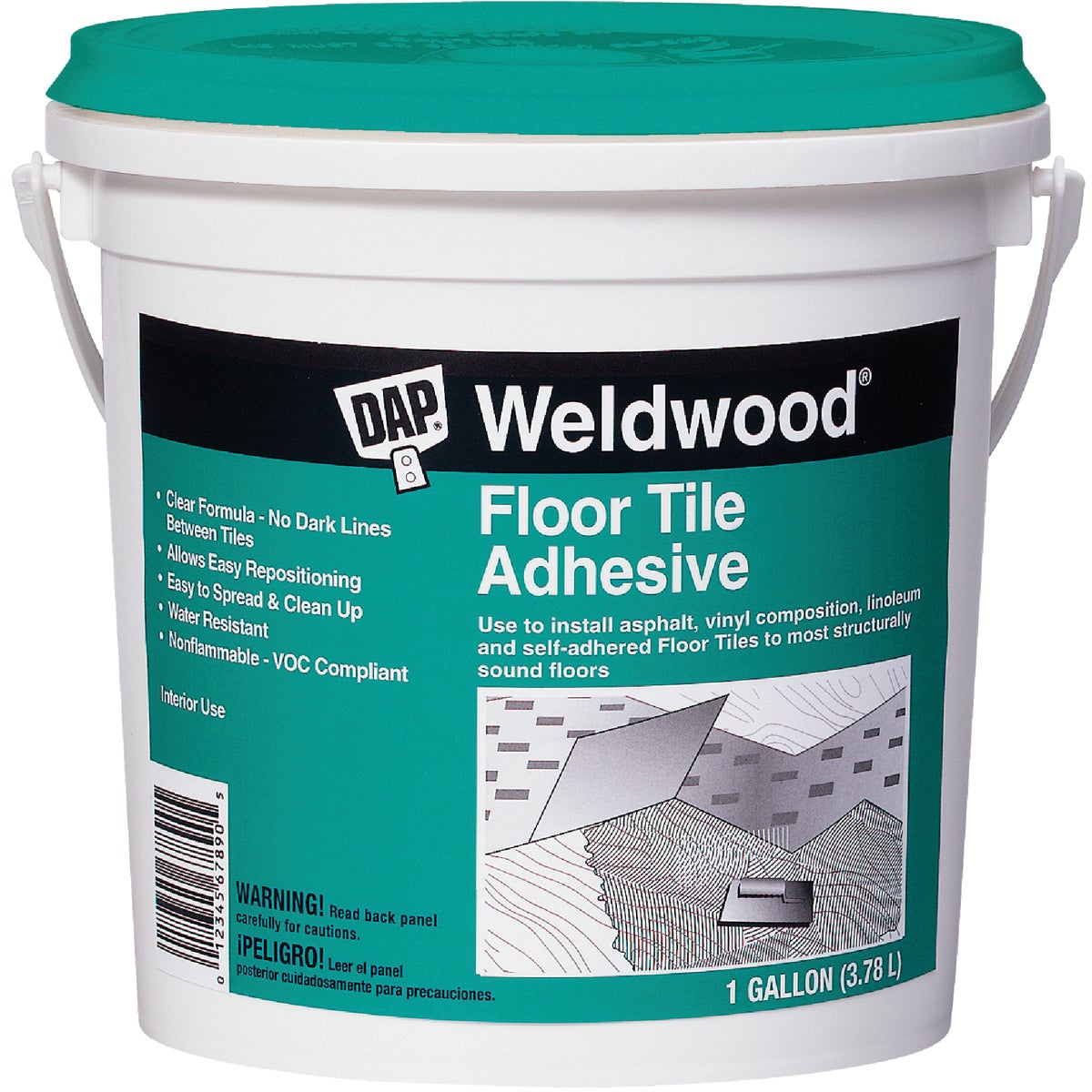 GAL FLOOR TILE ADHESIVE - 00137 by Dap Inc