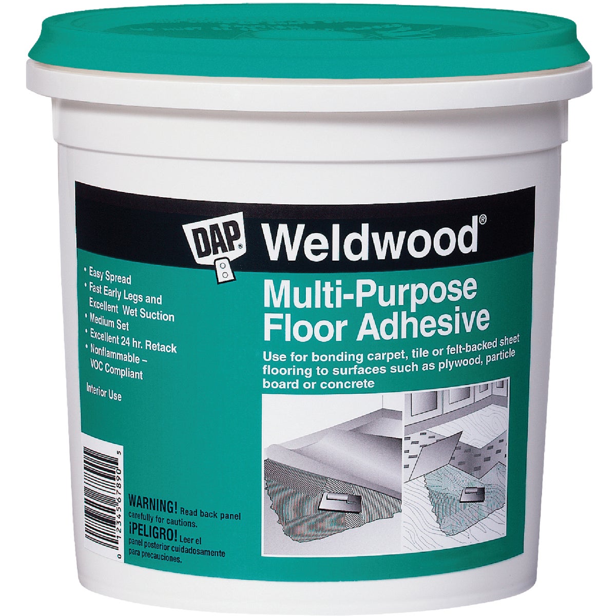 4GAL MP FLOOR ADHESIVE - 00144 by Dap Inc