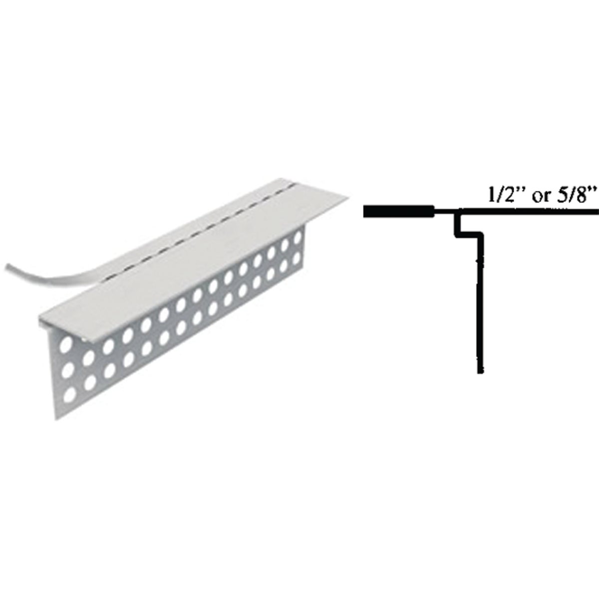 1/2"X10' TR-AWY L-BEAD - VLZL by Clarkdietrich Bldg S