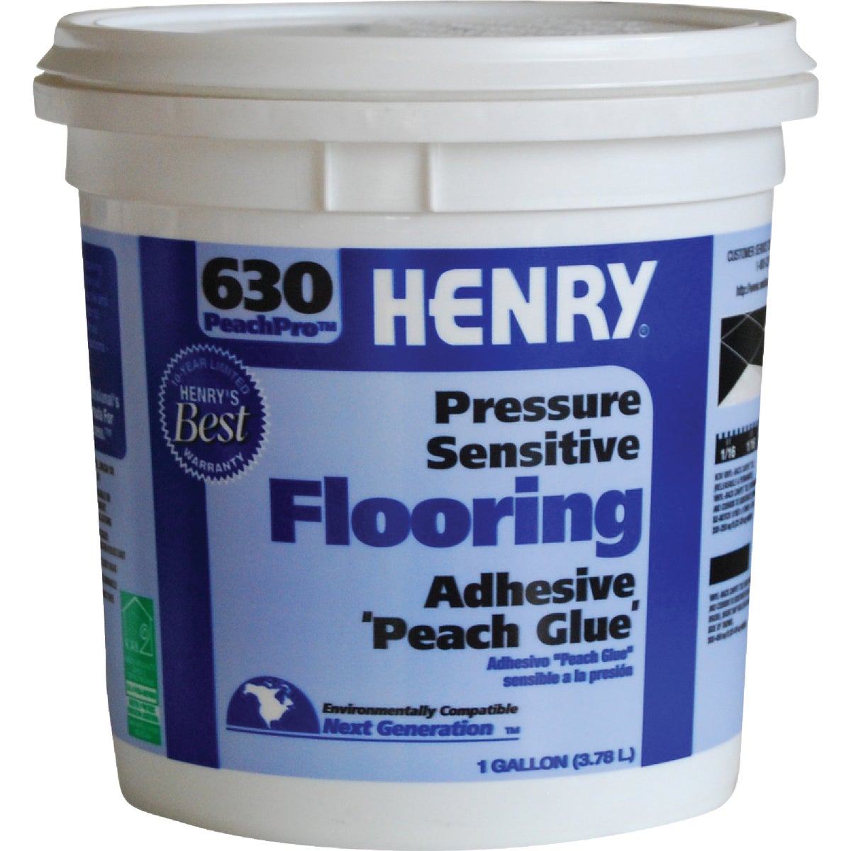 GAL H630 PS FLR ADHESIVE - 12174 by Henry W W Company