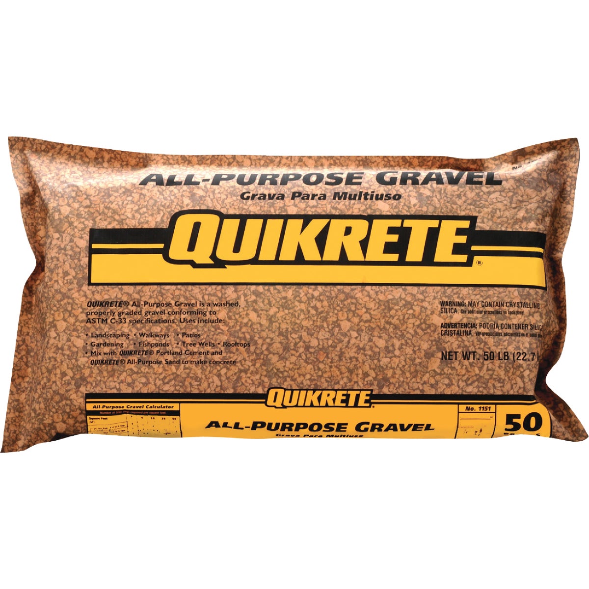 50# ALL PURPOSE GRAVEL - 115150 by Quikrete Co