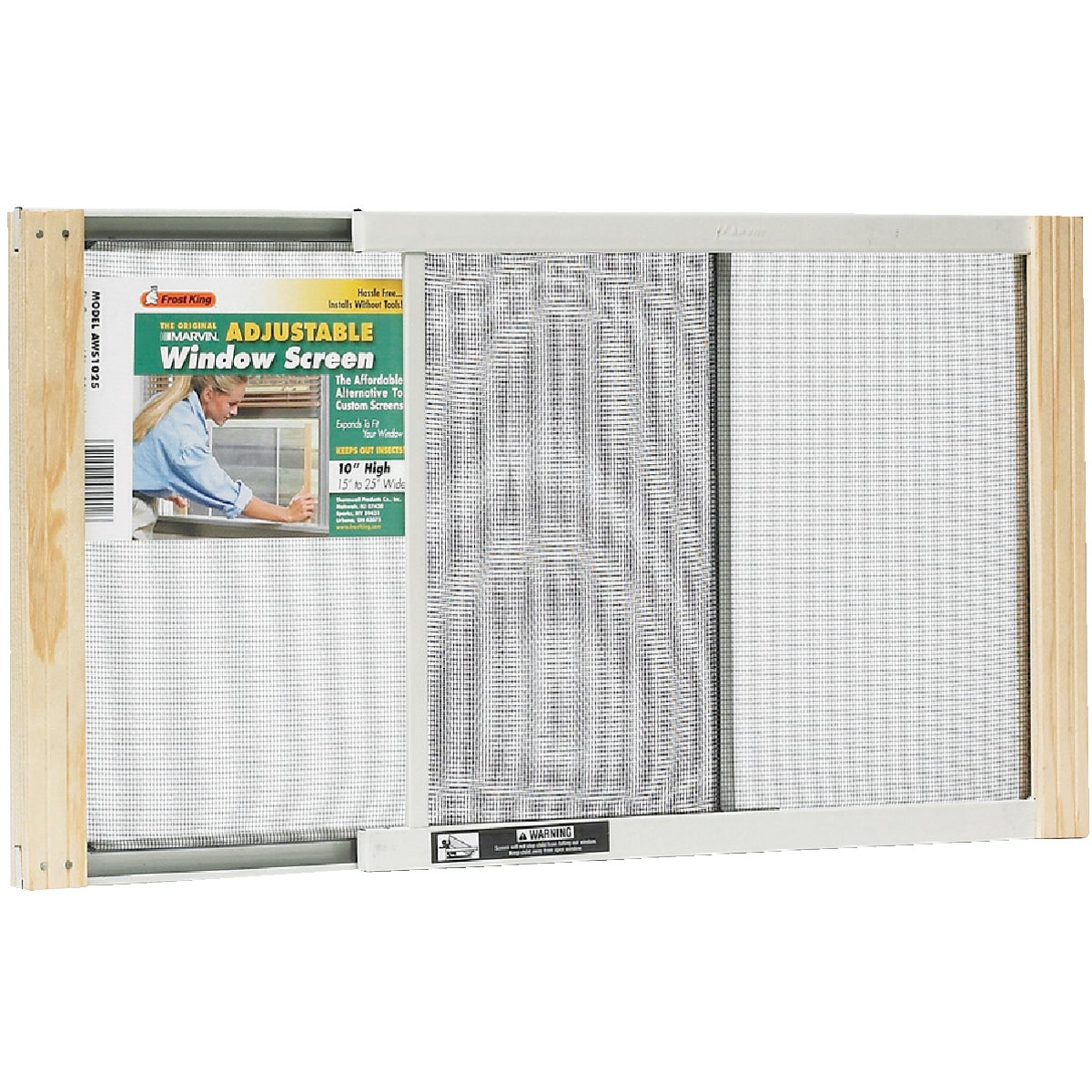 ADJUSTABLE WINDOW SCREEN - AWS1025 by Thermwell Prods Co
