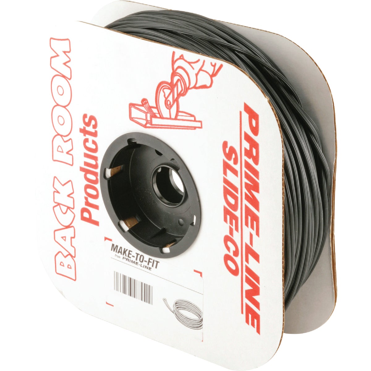 .140X250'BLK SCRN SPLINE - P7563 by Prime Line Products
