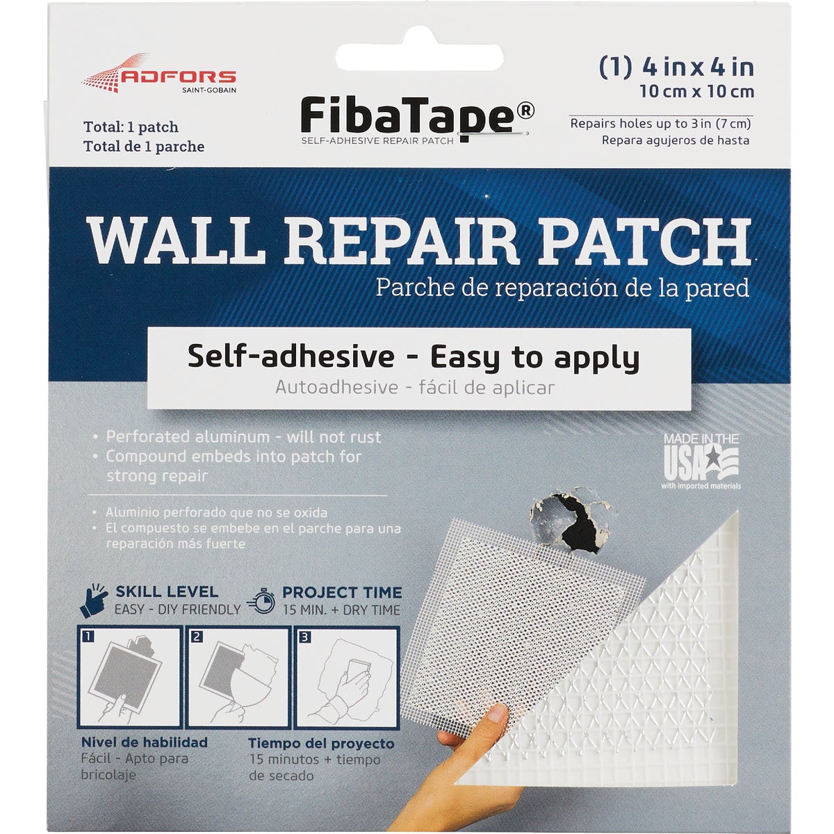 4" WALL REPAIR PATCH - FDW6836-U by Saint Gobain