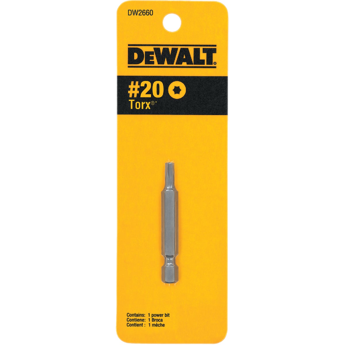 2" T20 TORX INSERT BIT - DW2660 by DeWalt