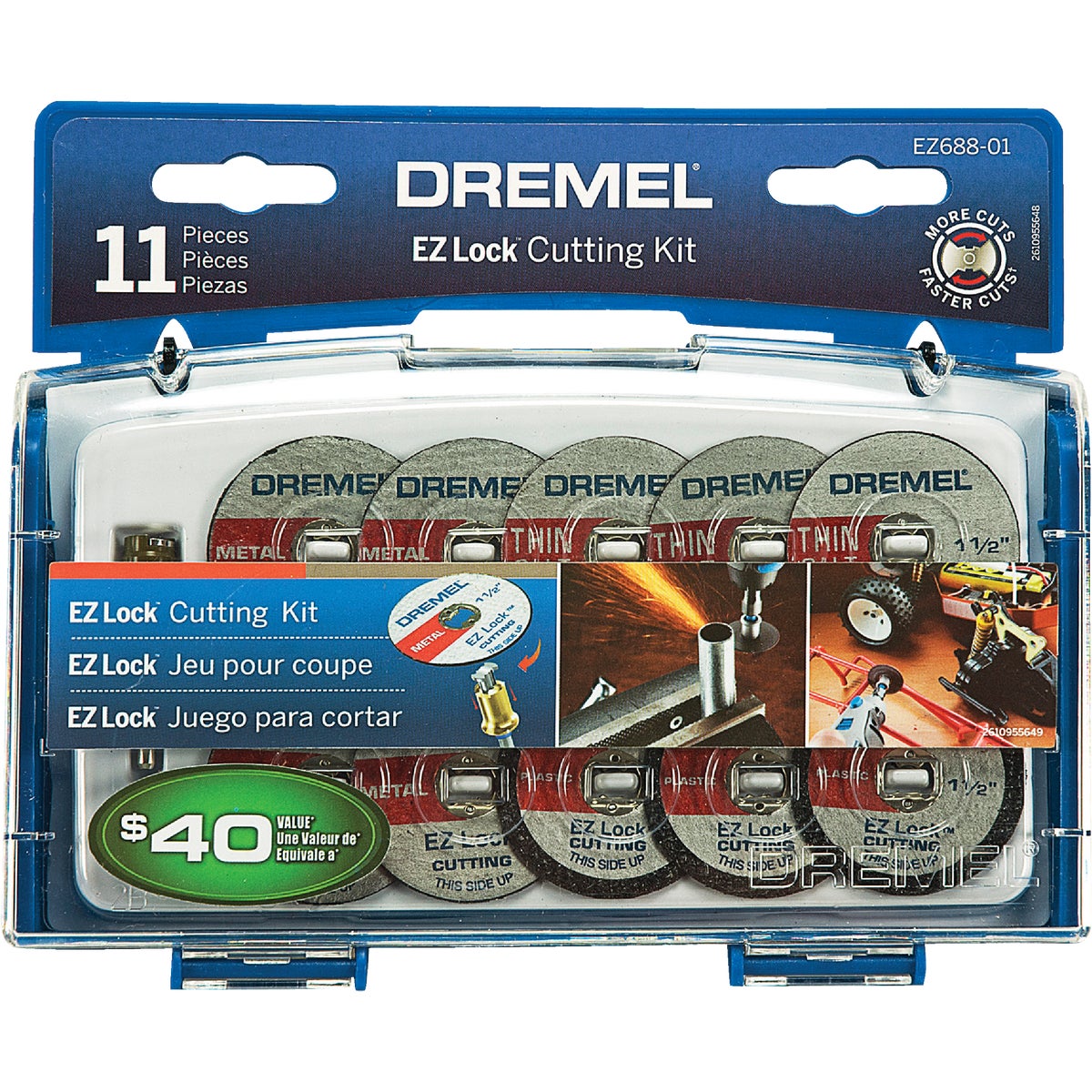 EZ LOCK MINI CUTTING KIT - EZ688-01 by Dremel Mfg Co