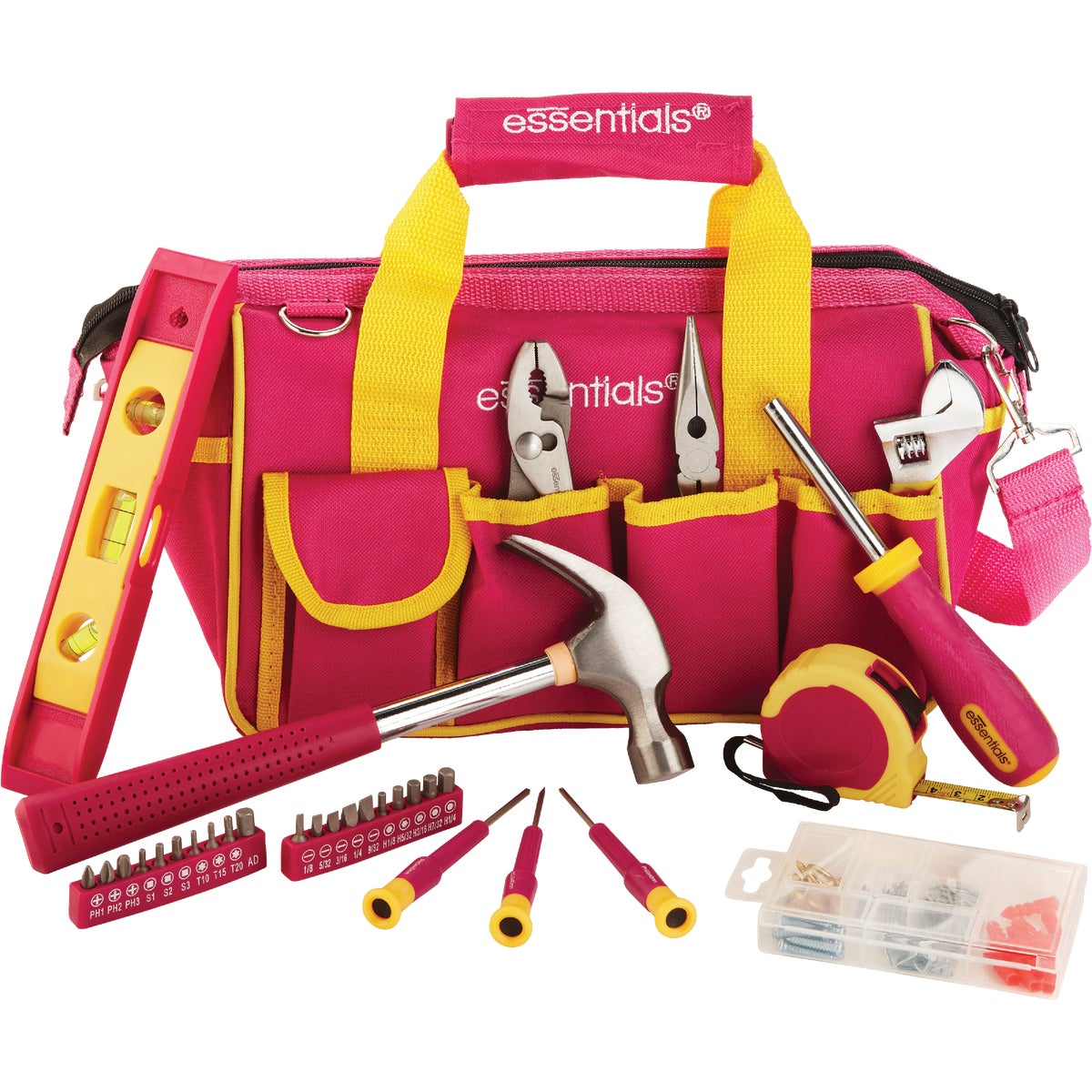 31PC PINK TOOL BAG - 21043 by Great Neck Saw Inc