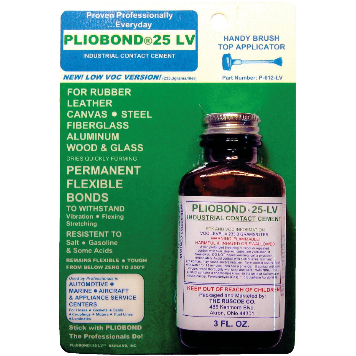 3OZ LOW VOC PLIOBOND - P-612-LV by Ruscoe Co