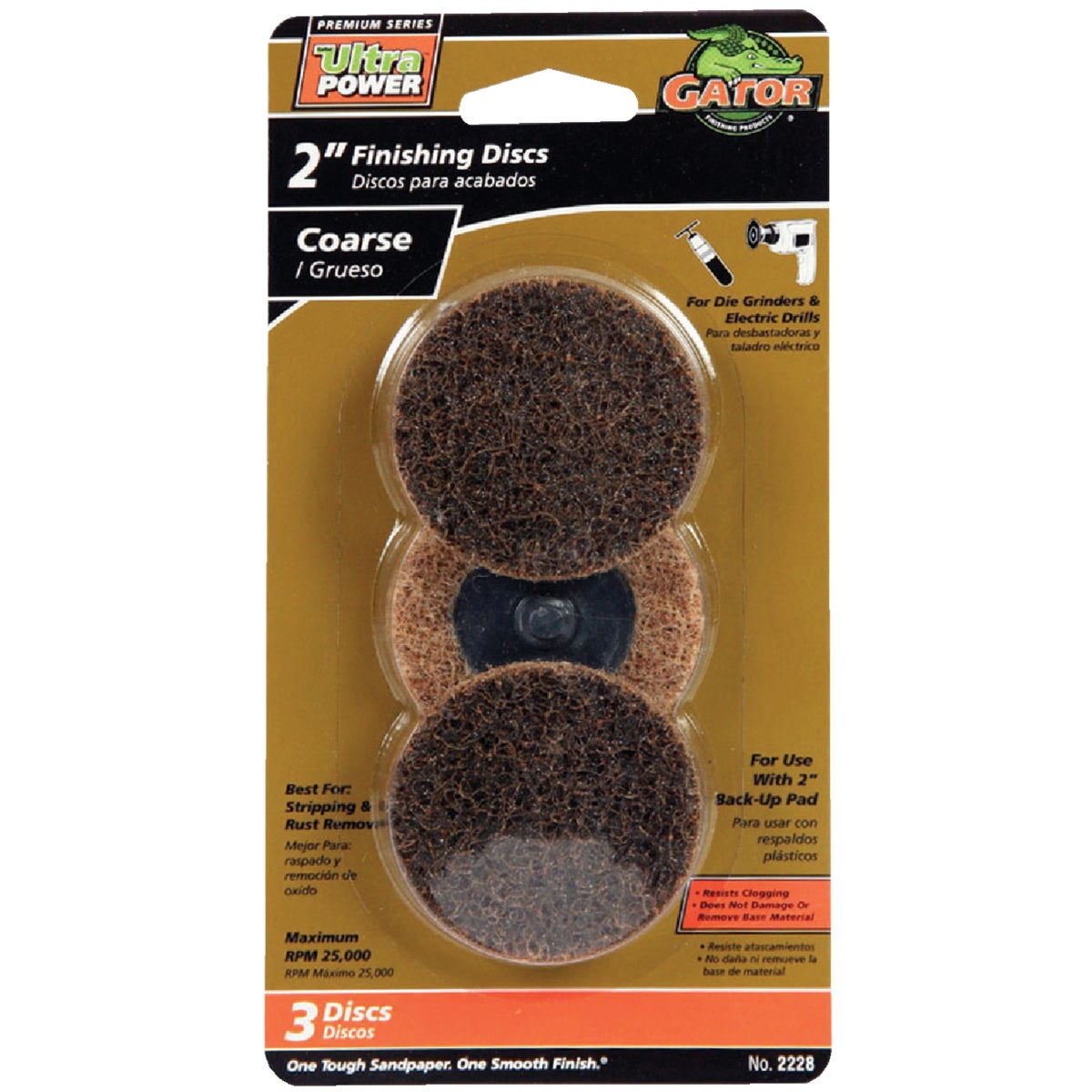2" COARSE SURFACE DISC - 2228 by Ali Industries Inc
