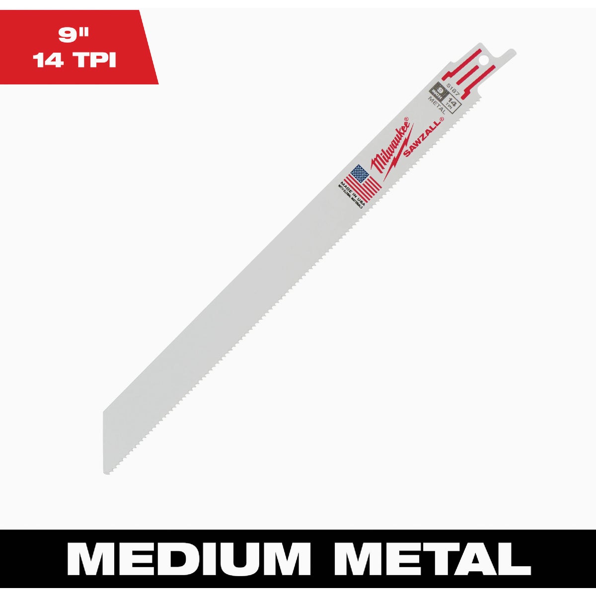 9" 14T SAWZALL BLADE - 48-01-2187 by Milwaukee Accessory