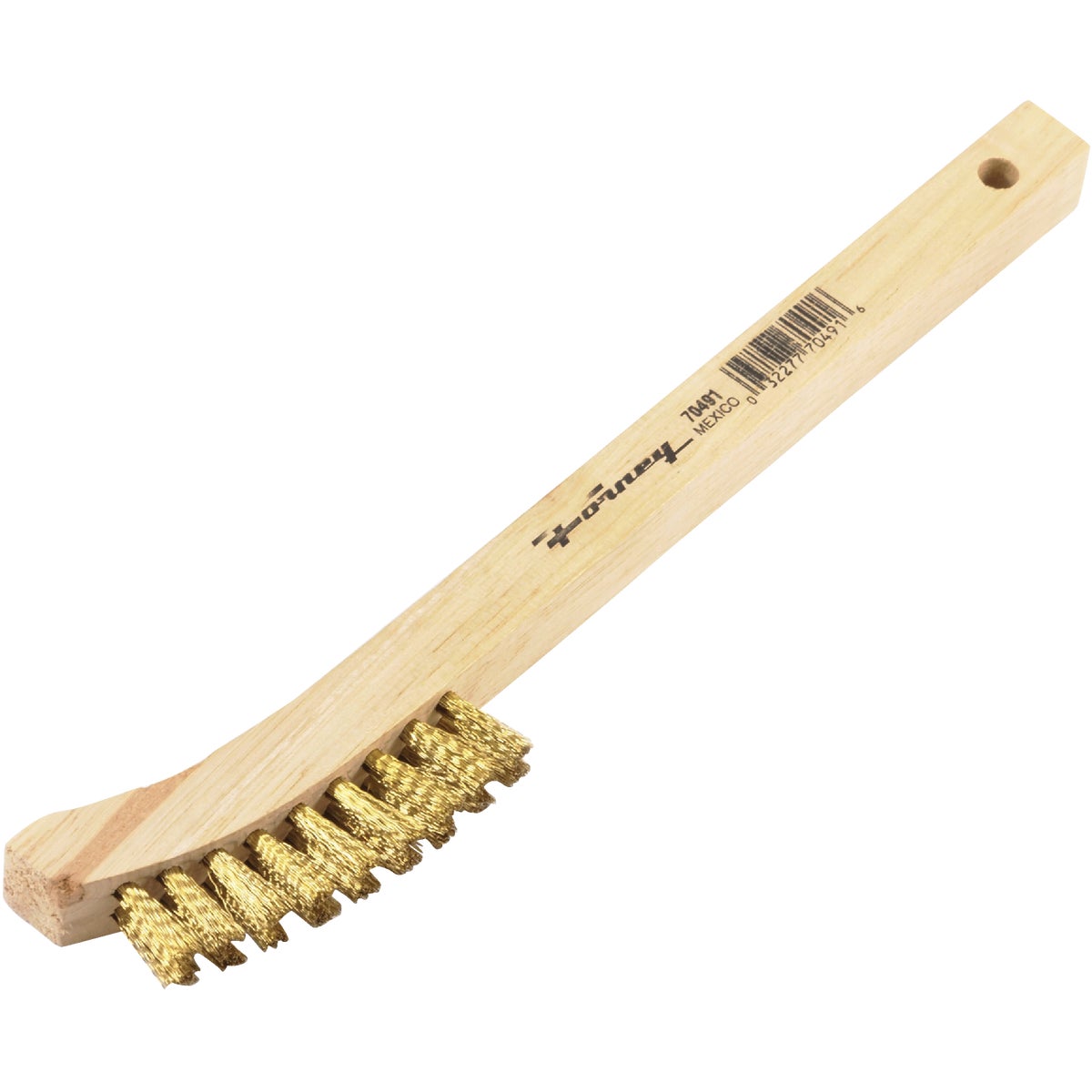 8-5/8" BRASS WIRE BRUSH - 70491 by Forney Industries