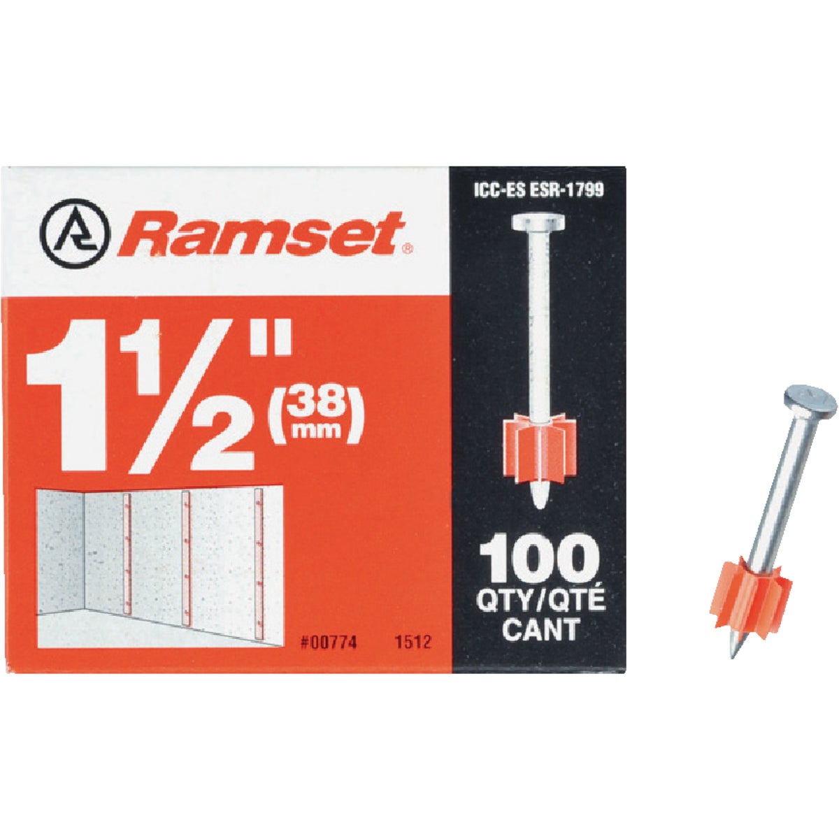 1-1/2" FASTENING PIN - 00774 by Itw Brands