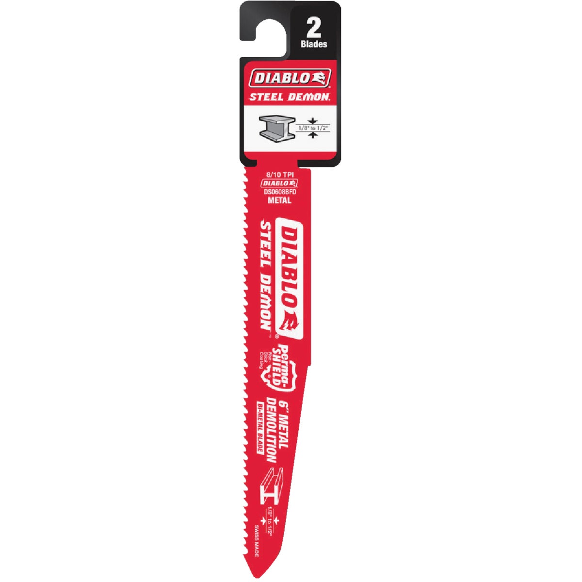 2PK 6" 8/10T RECIP BLADE - DS0608BFD2 by Freud Inc