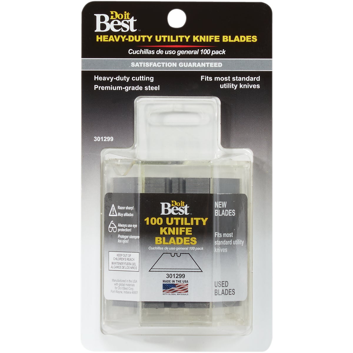 100PK UTILITY BLADES - 301299 by Do it Best