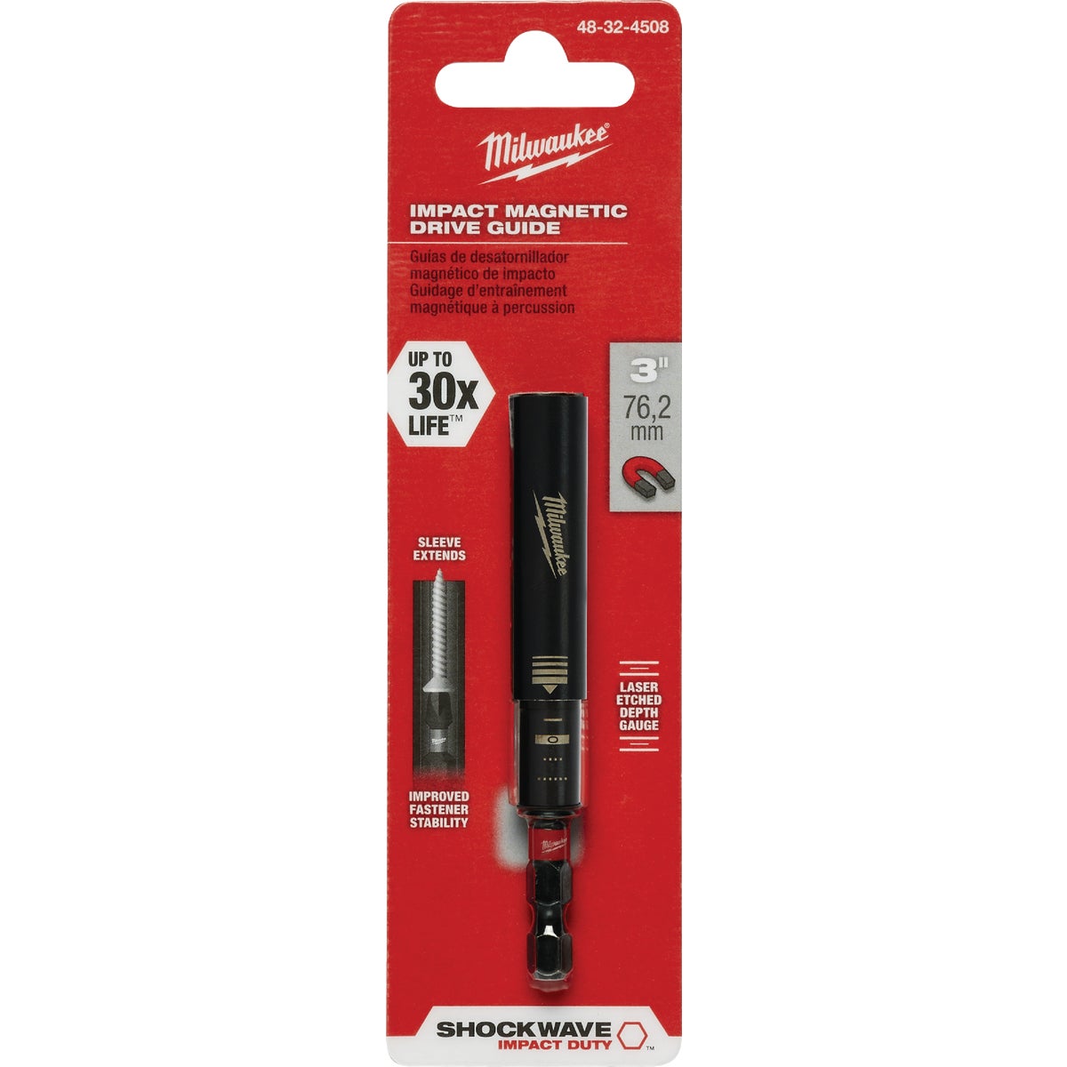 3" MAGNETIC DRIVE GUIDE - 48-32-4508 by Milwaukee Elec Tool