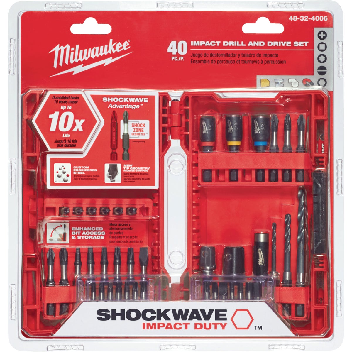 35PC DRILL AND DRIVE SET - 48-32-4402 by Milwaukee Elec Tool