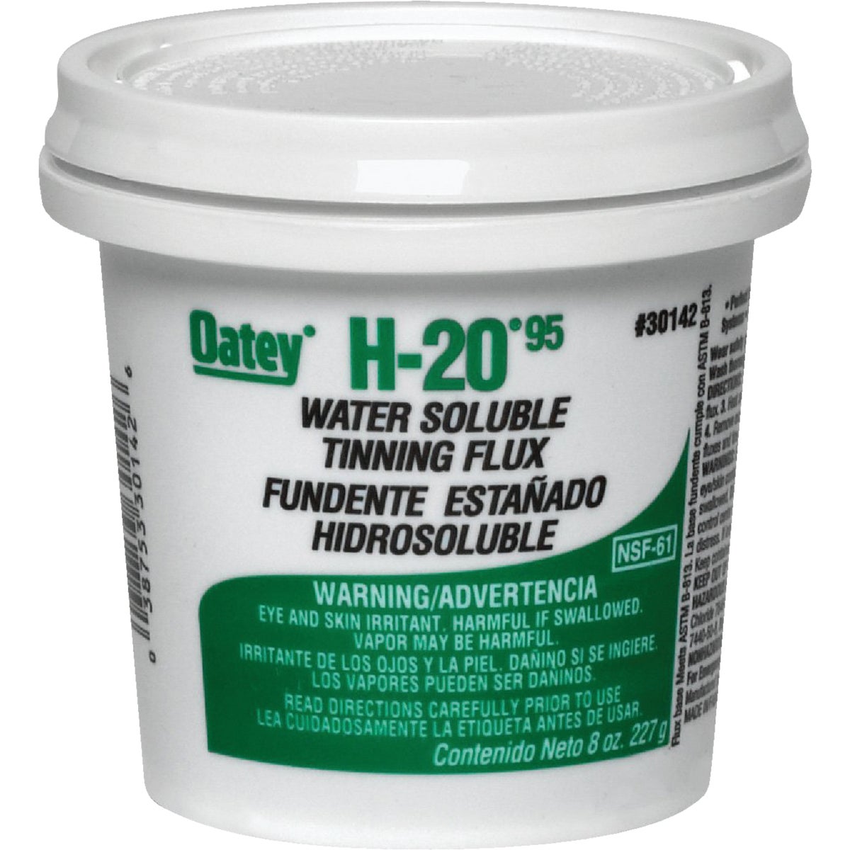 8OZ WATER SOLUBLE FLUX - 30142 by Oatey S C S