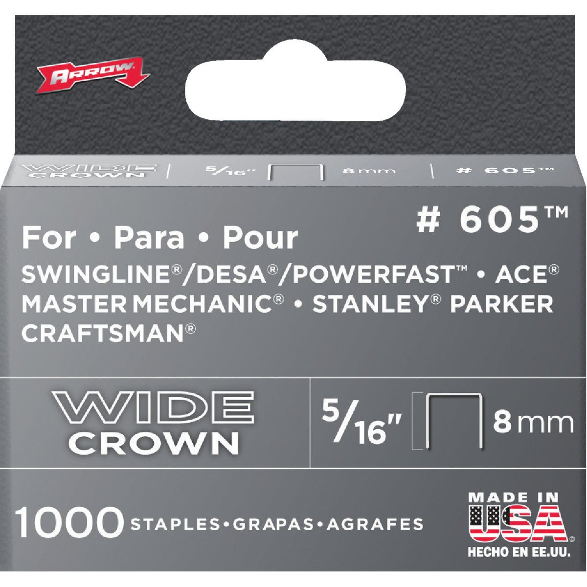 5/16" H/DUTY STAPLE - 60530 by Arrow Fastener Co
