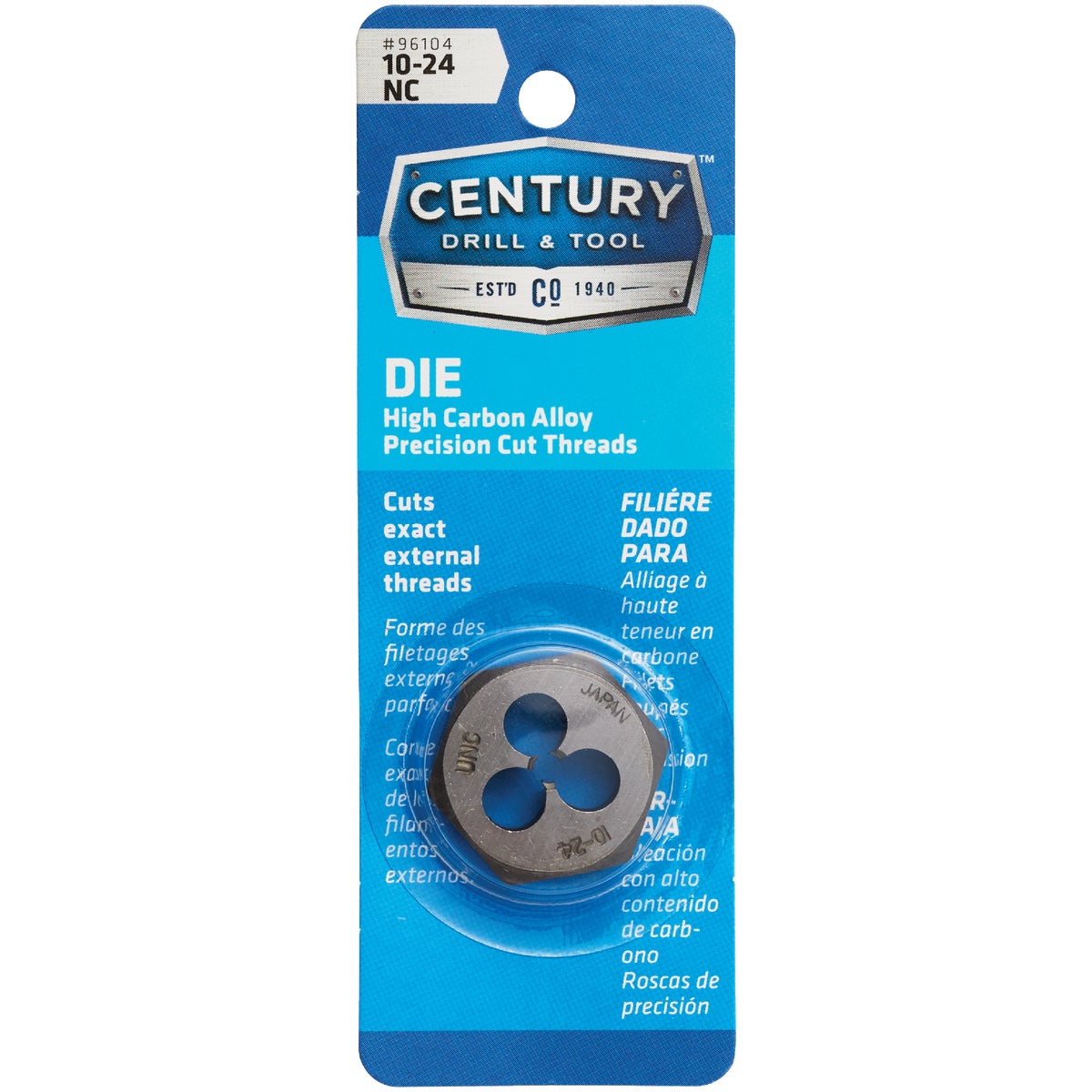 10X24 NC HEX DIE - 9328 by Irwin Industr Tool