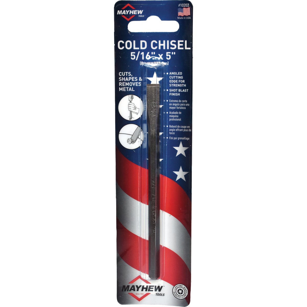 5/16X5-1/4 COLD CHISEL - 0401-0 by Dasco Pro Inc