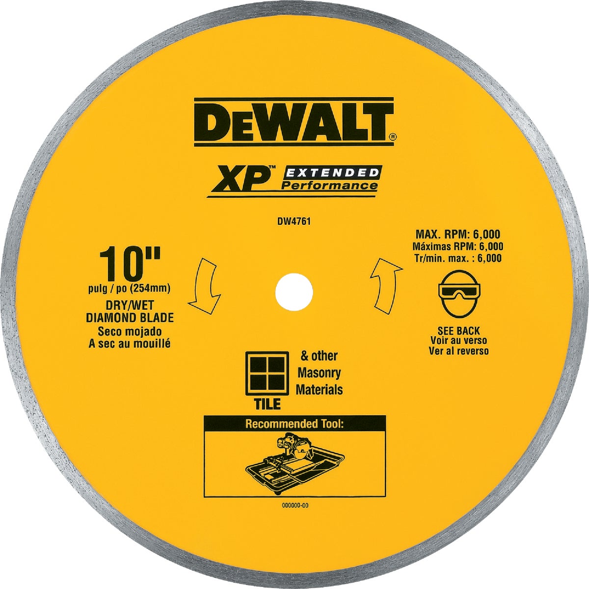 10" CERAMIC BLADE - DW4761 by DeWalt