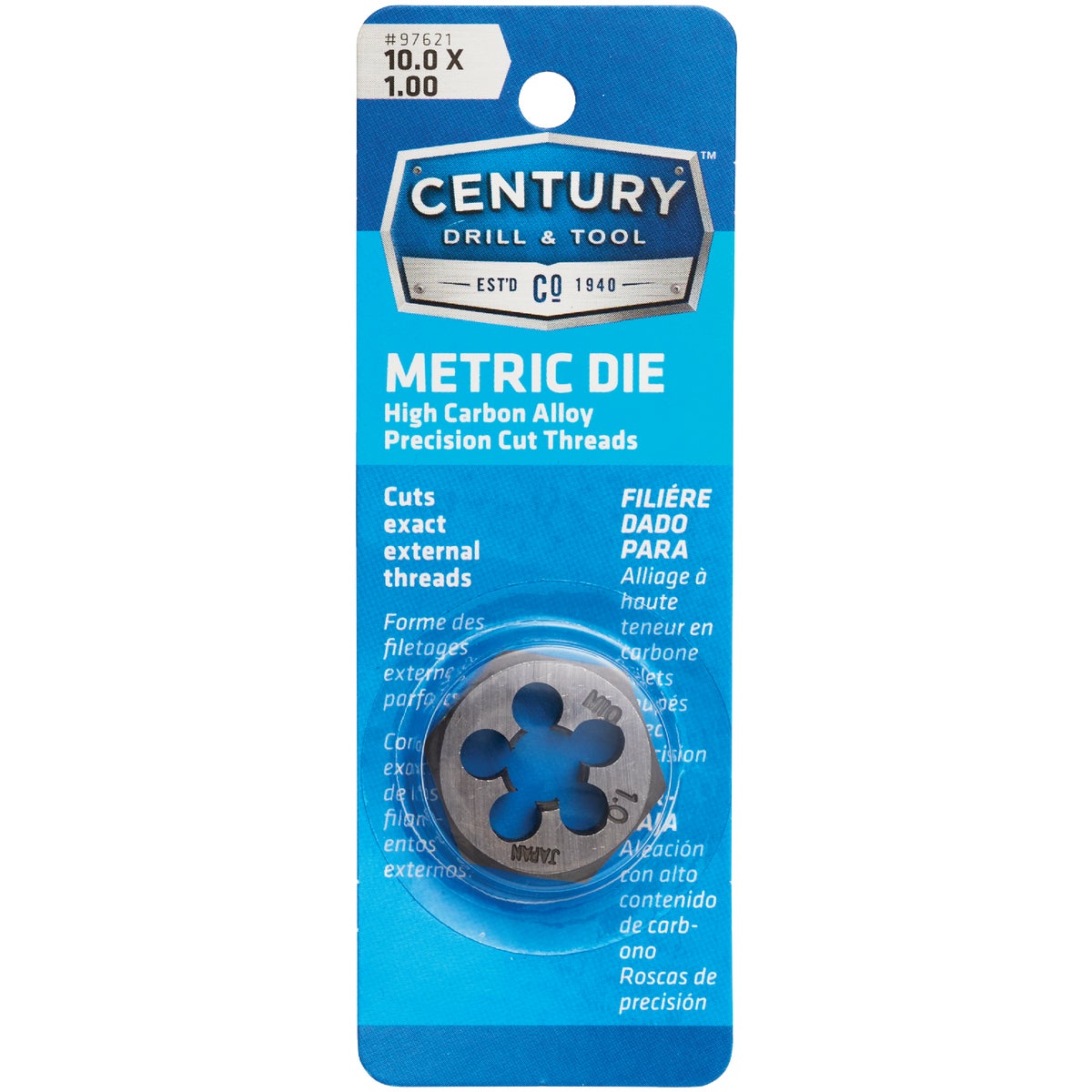 10MM-1.00 HEX DIE - 9738 by Irwin Industr Tool