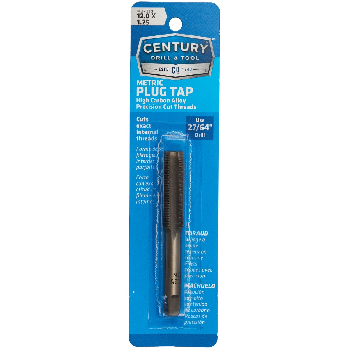 12MM-1.25 PLUG TAP - 8342ZR by Irwin Industr Tool